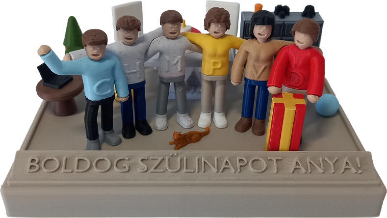 Egyedi családi portré